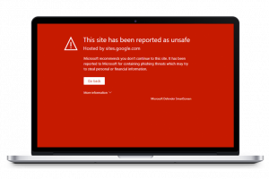 Malware warning - Site unsafe - Digital Design Canvas - malware removal service